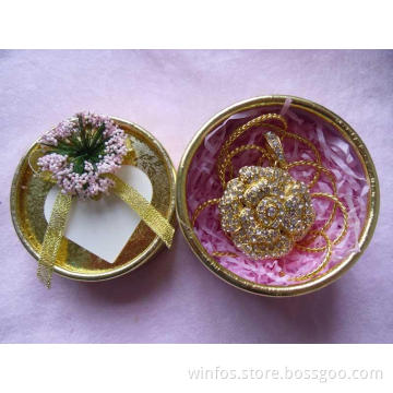 Customized Crystal Flower USB